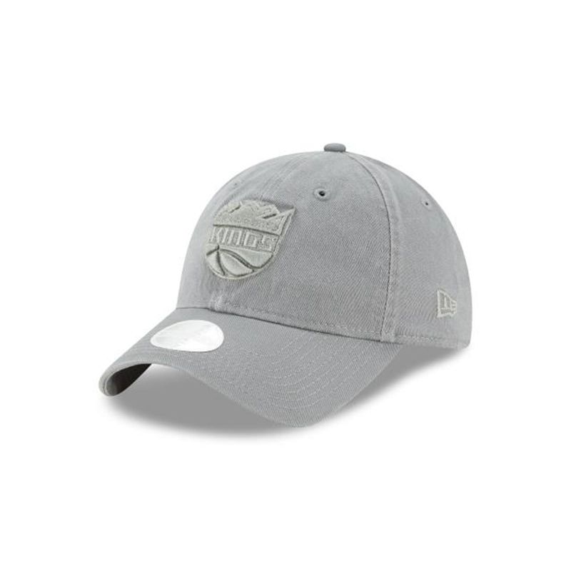 NBA Sacramento Kings Womens Core Classic 9Twenty Adjustable (IRQ8619) - Grey New Era Caps